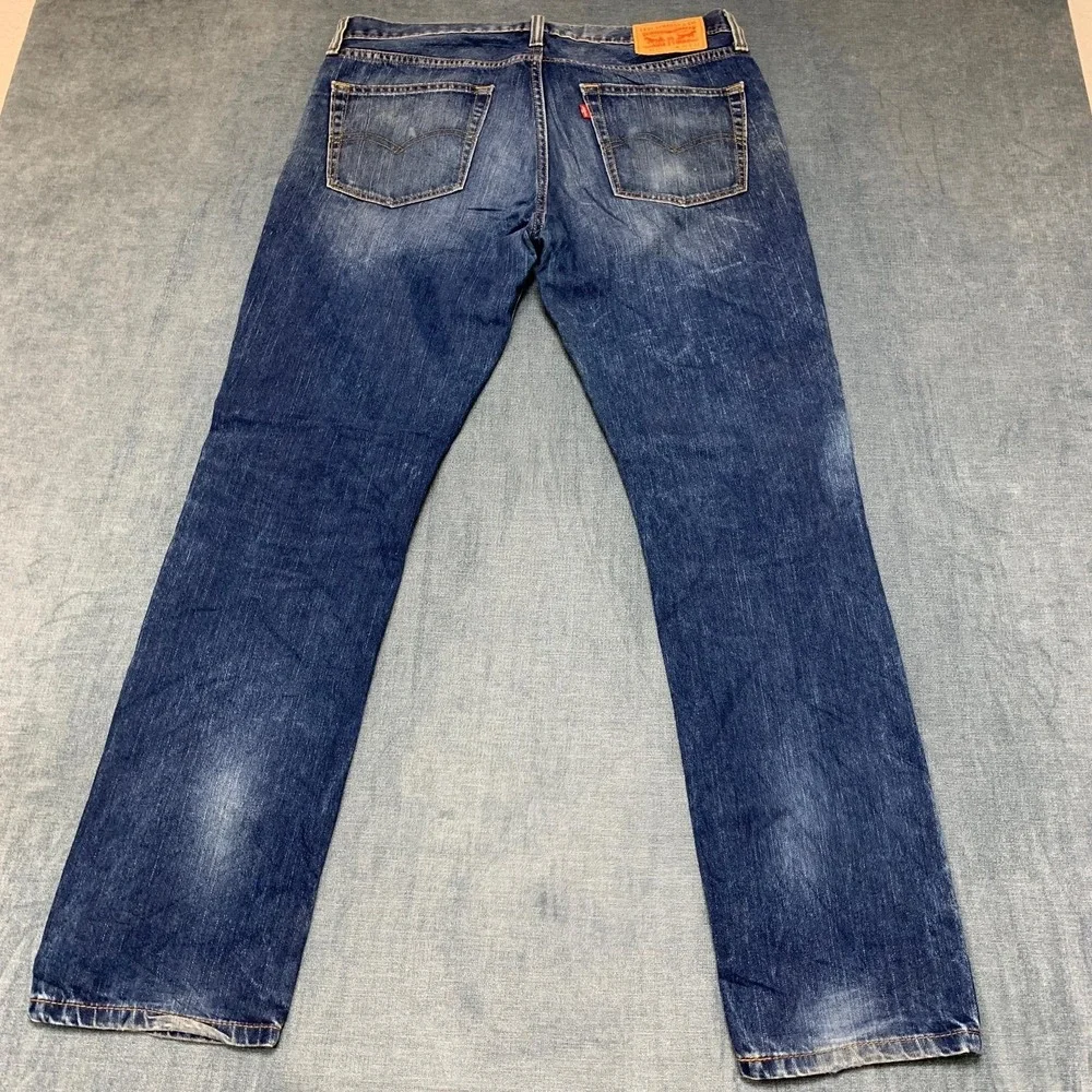Vintage Levi's 511 Jeans Mens 36x32 Blue Denim Cotton Slim Fit Straight Leg Y2K